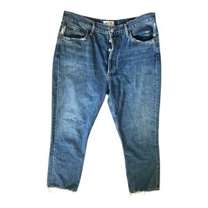 RILEY HIGH RISE STRAIGHT CROP
IN FREQUENCY Sz 31